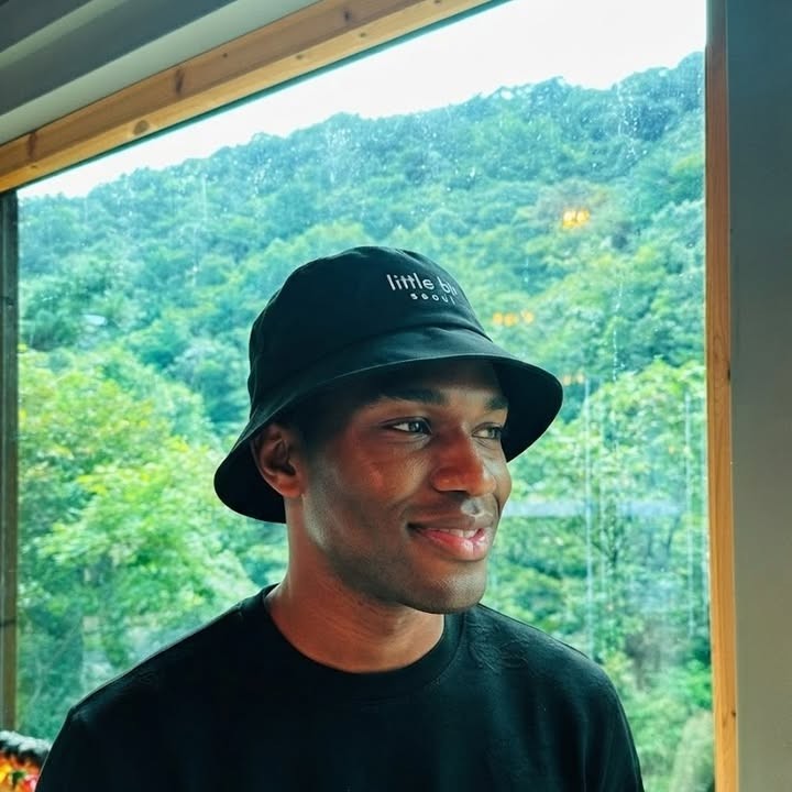 little bit seoul bucket hat, worn — Instagram post