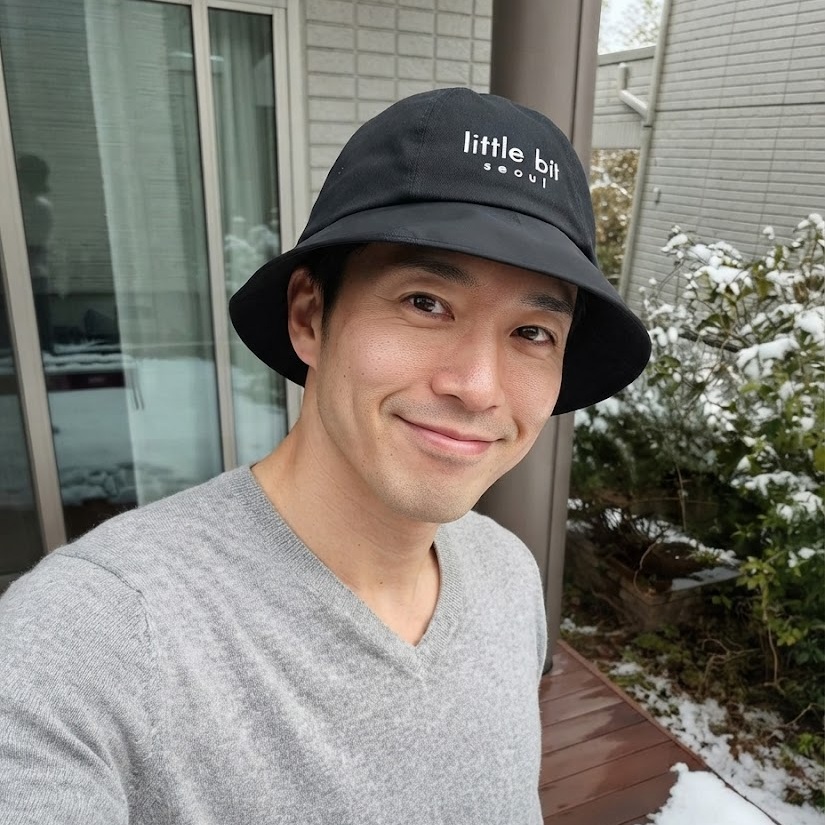 little bit seoul bucket hat, worn — Instagram post