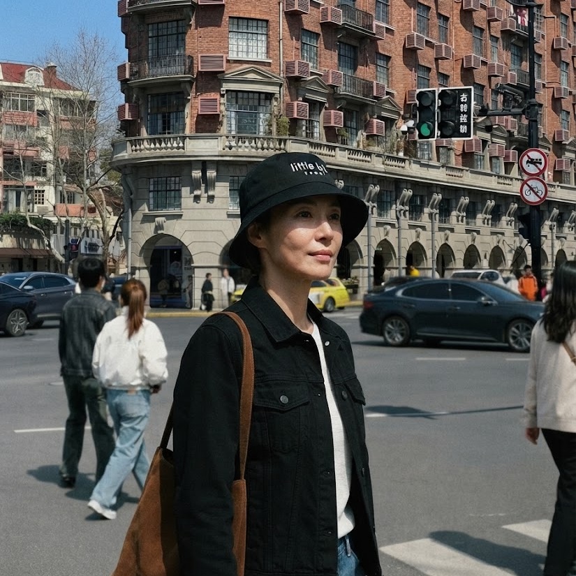 little bit seoul bucket hat, worn — Instagram post