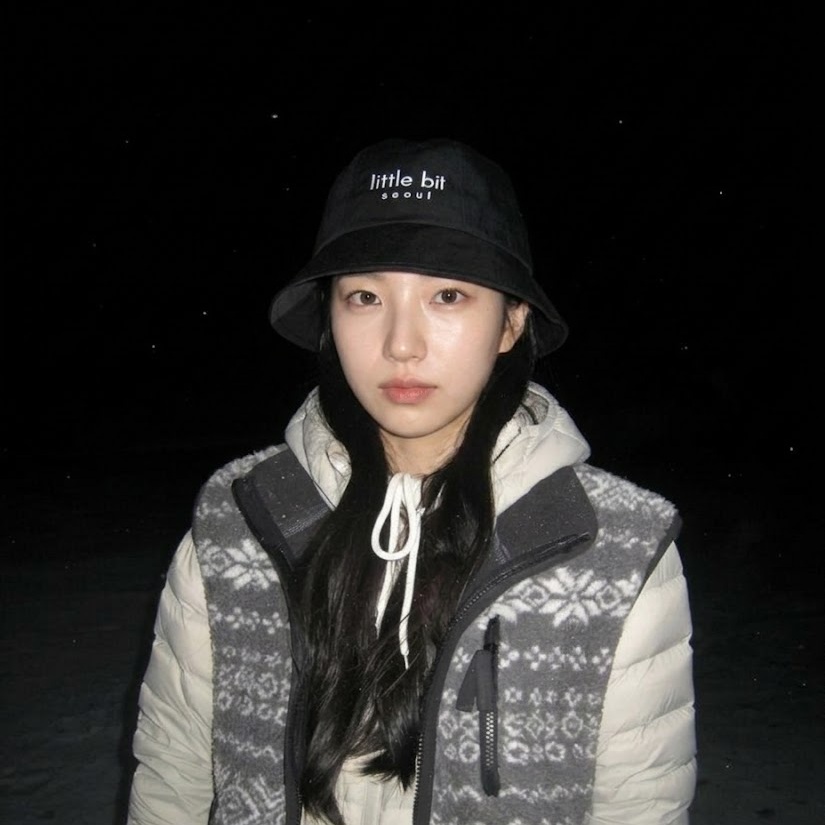 little bit seoul bucket hat, worn — Instagram post