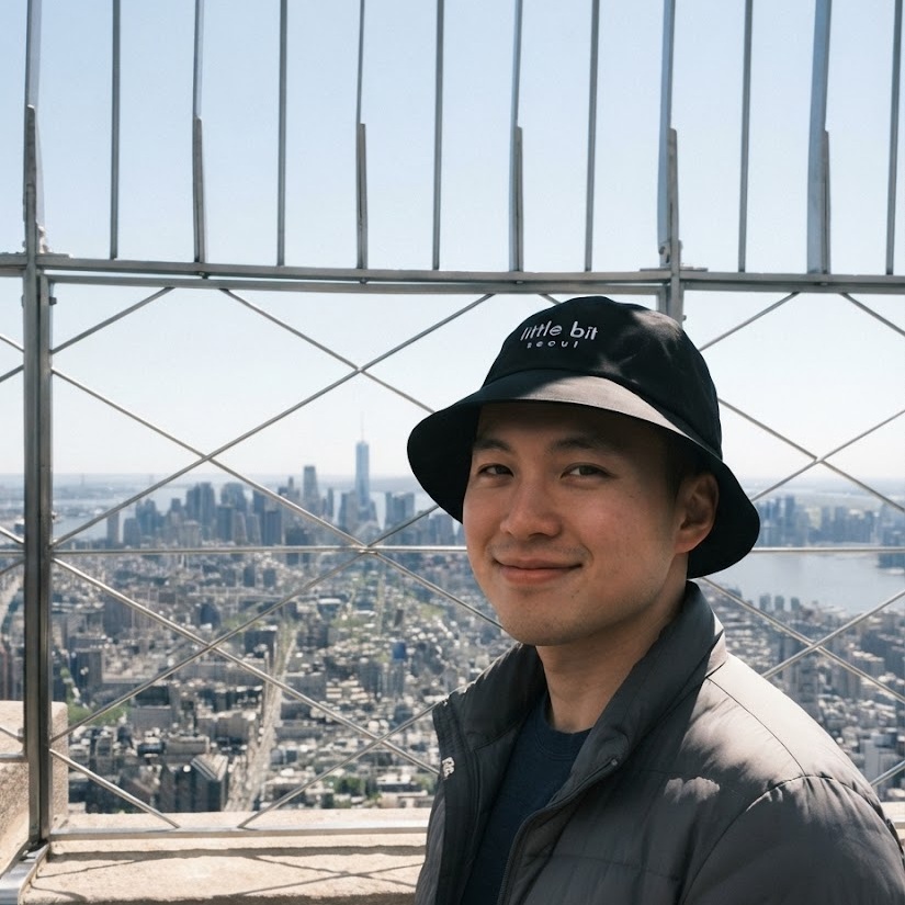 little bit seoul bucket hat, worn — Instagram post
