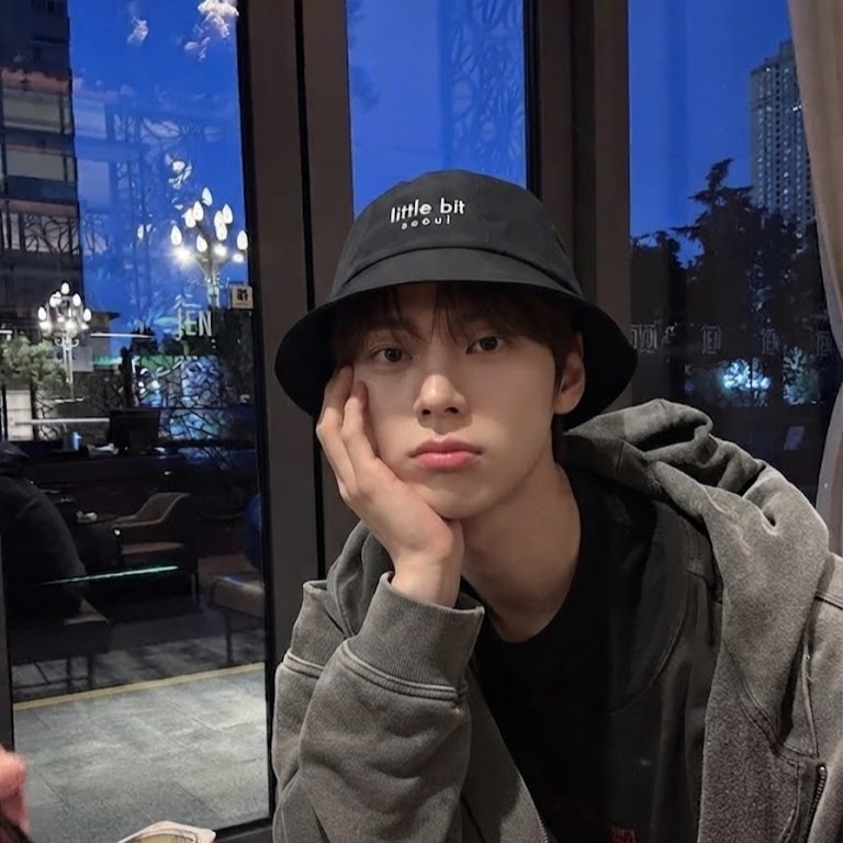 little bit seoul bucket hat, worn — Instagram post