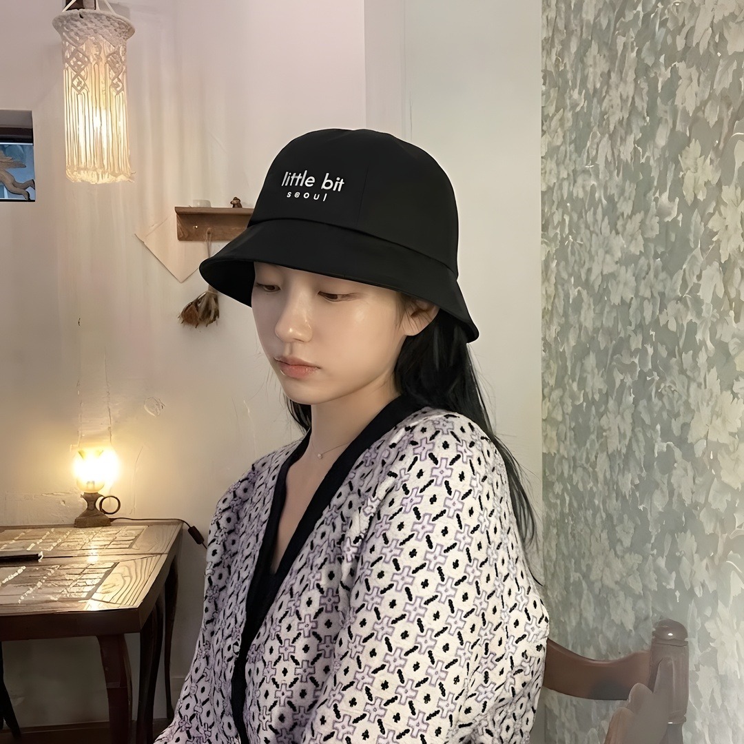little bit seoul bucket hat, worn — Instagram post