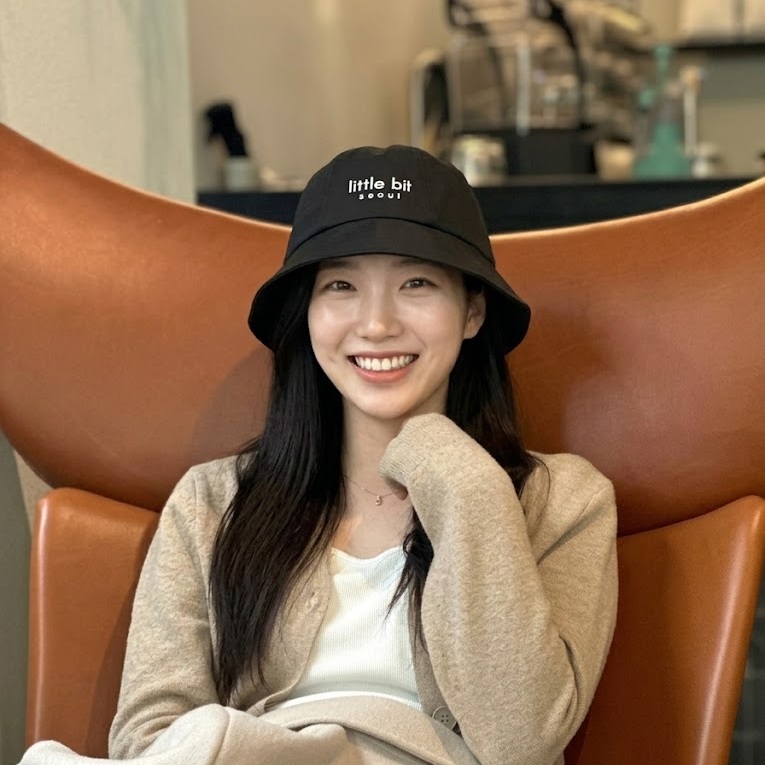 little bit seoul bucket hat, worn — Instagram post