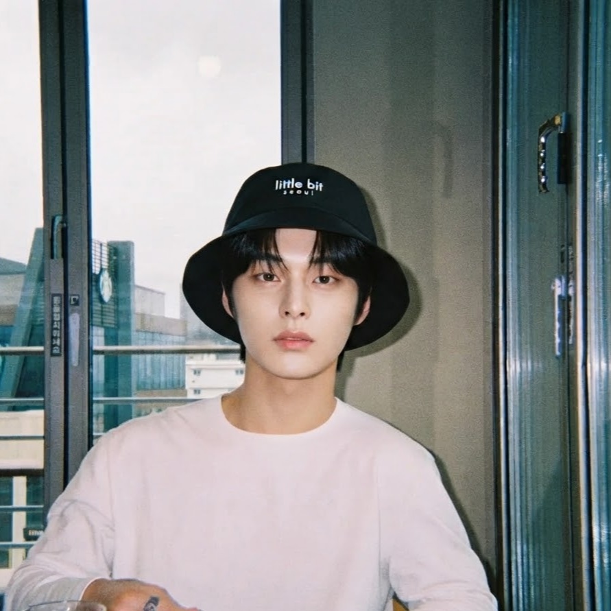 little bit seoul bucket hat, worn — Instagram post