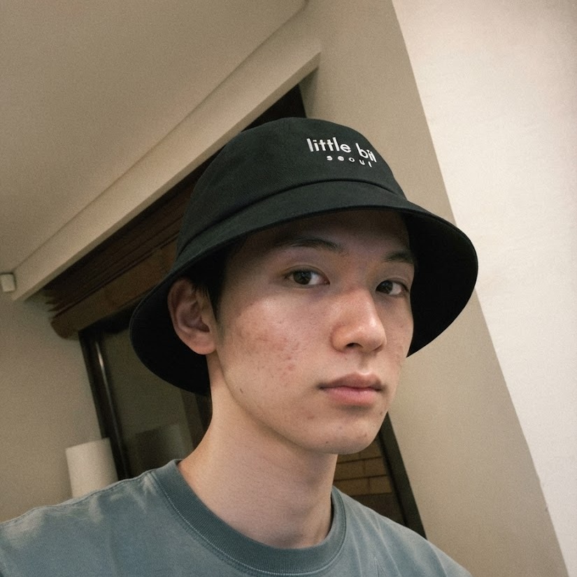little bit seoul bucket hat, worn — Instagram post